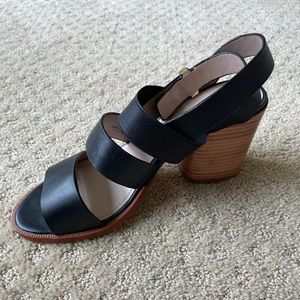 French Connection Ciara Black block heel sandal